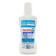 Alcohol Free Total White Mouthwash 500ml Dentitex